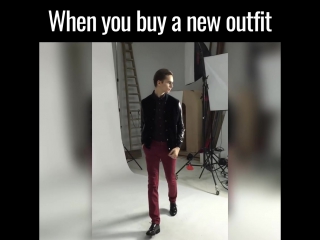 when i bought new clothes