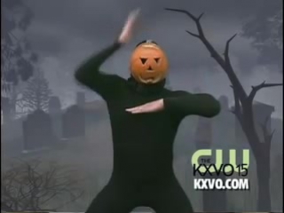 dancing pumpkin