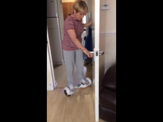 how not to drive a hoverboard