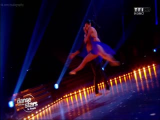 alize (aliz e) in the final of the show dancing with the stars (danse avec les stars, november 2013) naked? sexy legs