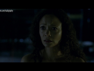 runaway - thandie newton nude in westworld (2016) s01e02 (1080p) big ass mature